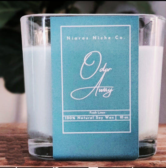 Odor Away 10 oz. -100% Soy Candle