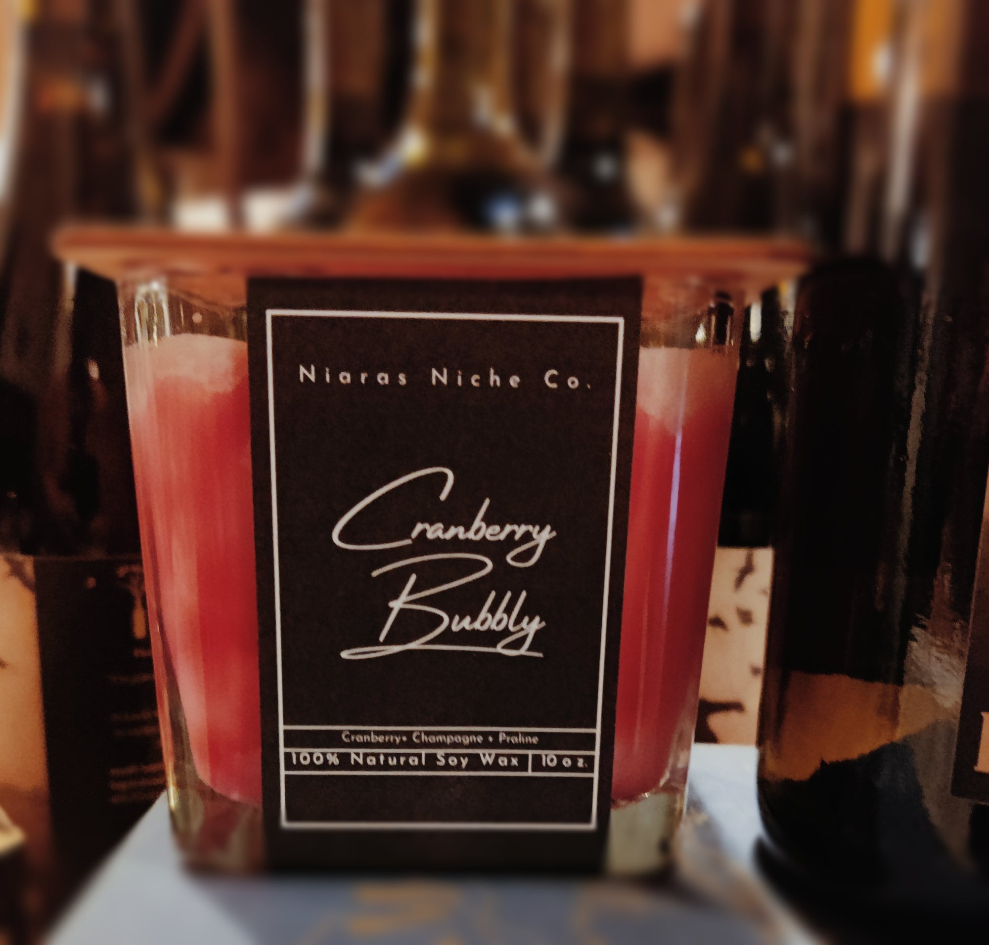 Cranberry Bubbly 10 oz. Candle