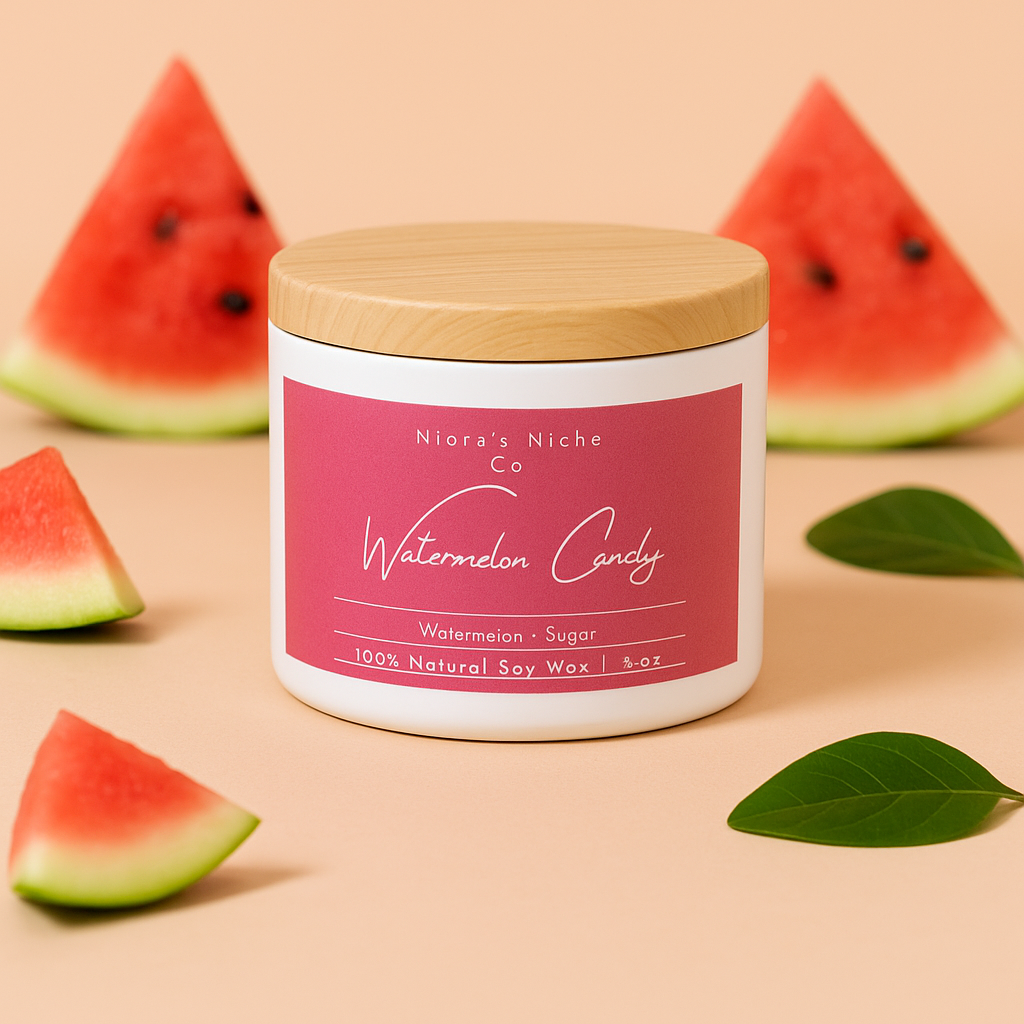 Watermelon Candy – 6 oz. Tin Two-Wick Candle