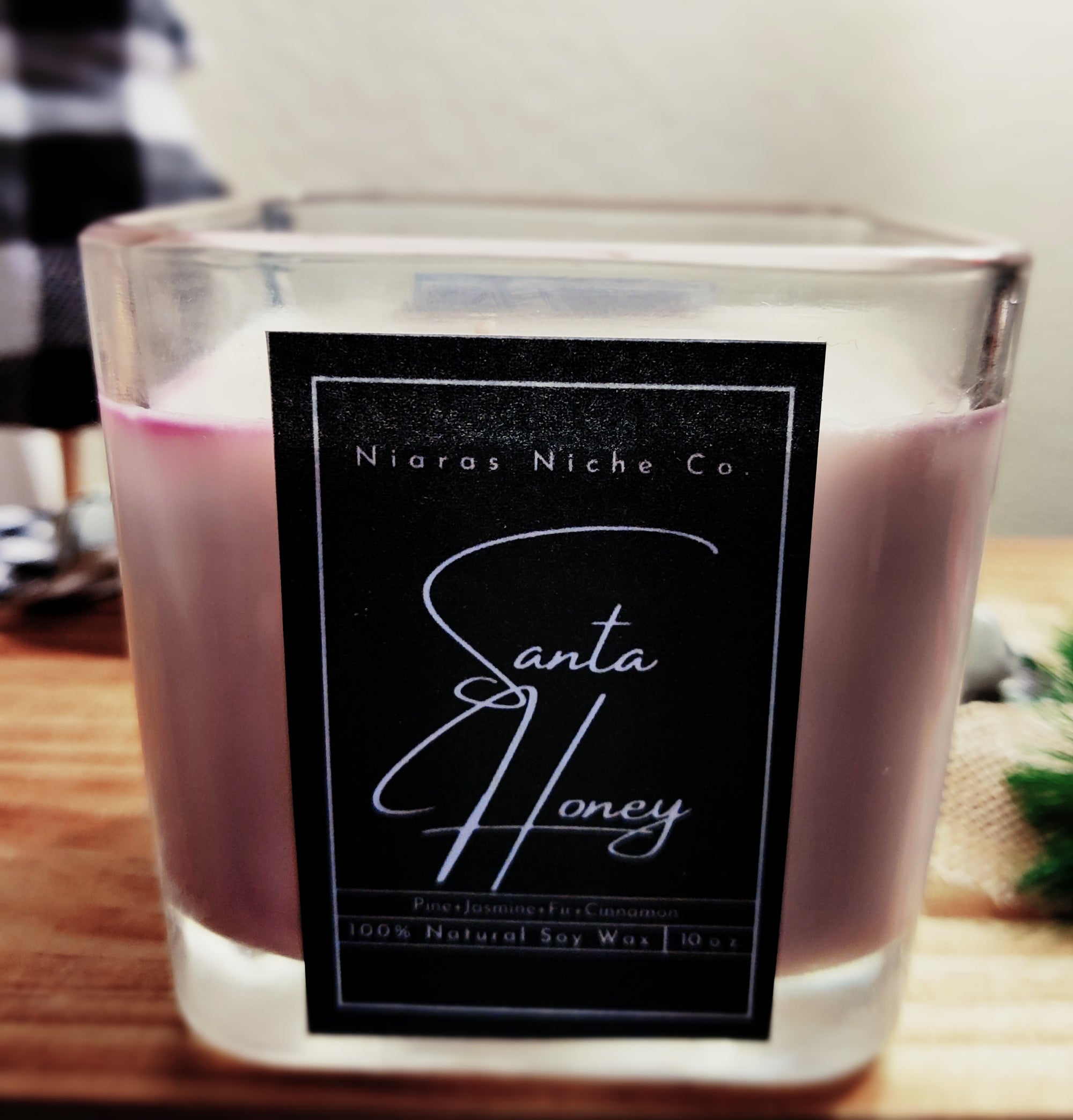 Santa Honey Candle - 10 oz.